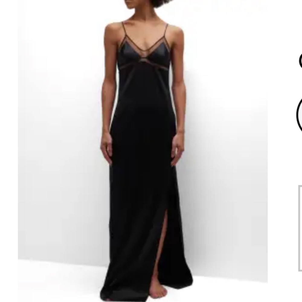 Victorias Secret Silk Satin Maxi Dress
